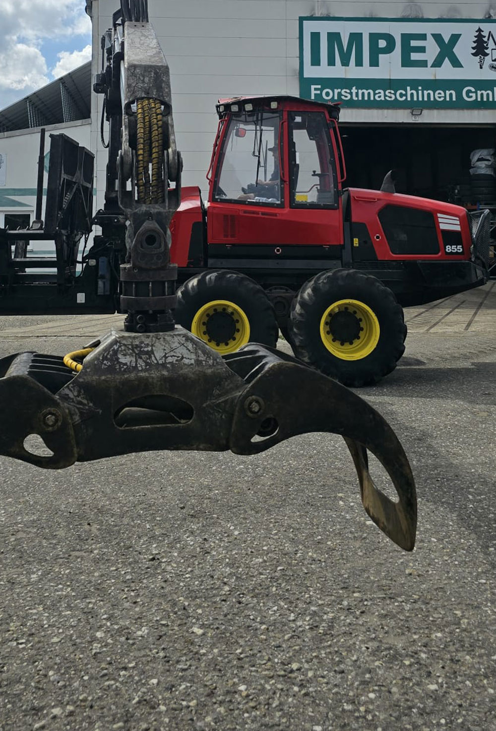 John Deere 1910 Rückezug Darstellung