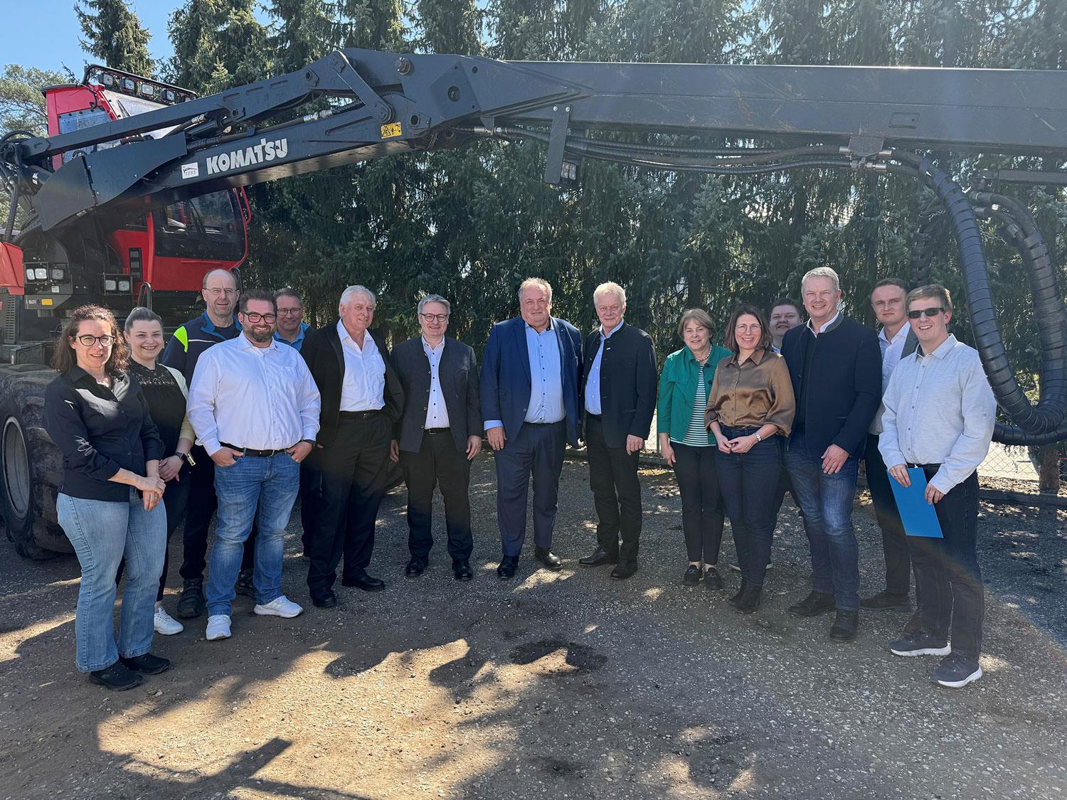 Walter Nüssel zu Besuch bei Impex